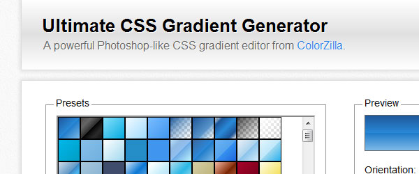 Ultimate CSS Gradient Generation