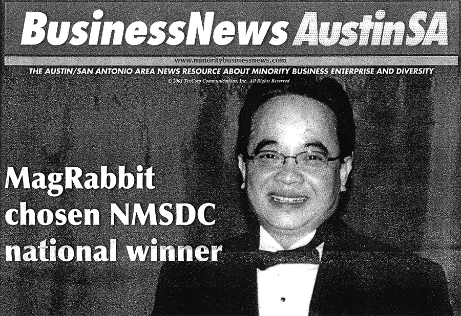 2001 National Minority Supplier of the Year